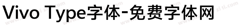 Vivo Type字体字体转换